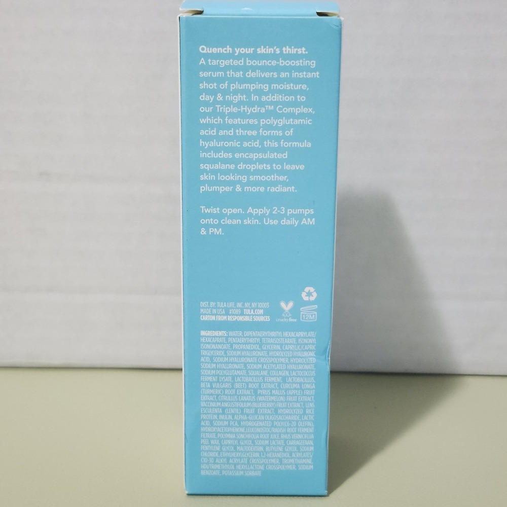 TULA SKINCARE 24-7 ULTRA HYDRATION SERUM (Full Size/1oz/NIB/Sealed) - Picture 5 of 10